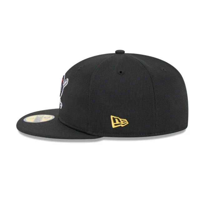 Pittsburgh Pirates New Era Black 2025 Spring Training 59FIFTY Fitted Hat