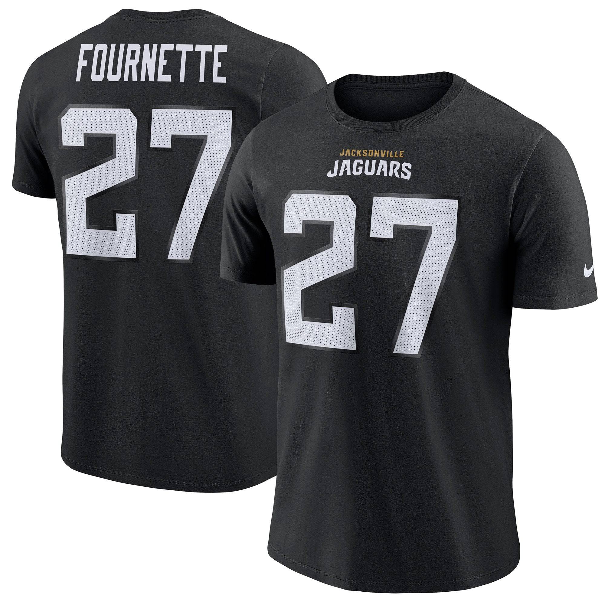 Men's Jacksonville Jaguars Leonard Fournette Nike Black Dri-FIT Player Pride 3.0 Name & Number T-Shirt