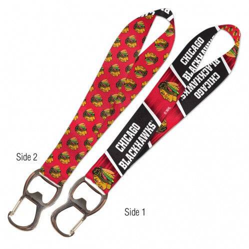 Chicago Blackhawks Bottle Opener Key Strap