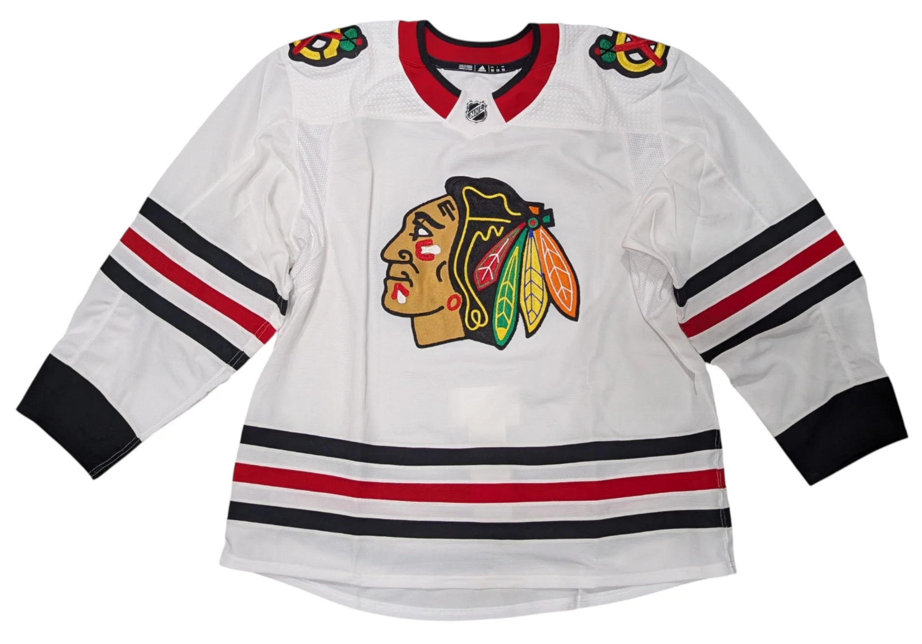 Chicago Blackhawks Made in Canada Adidas White Authentic Pro Jersey