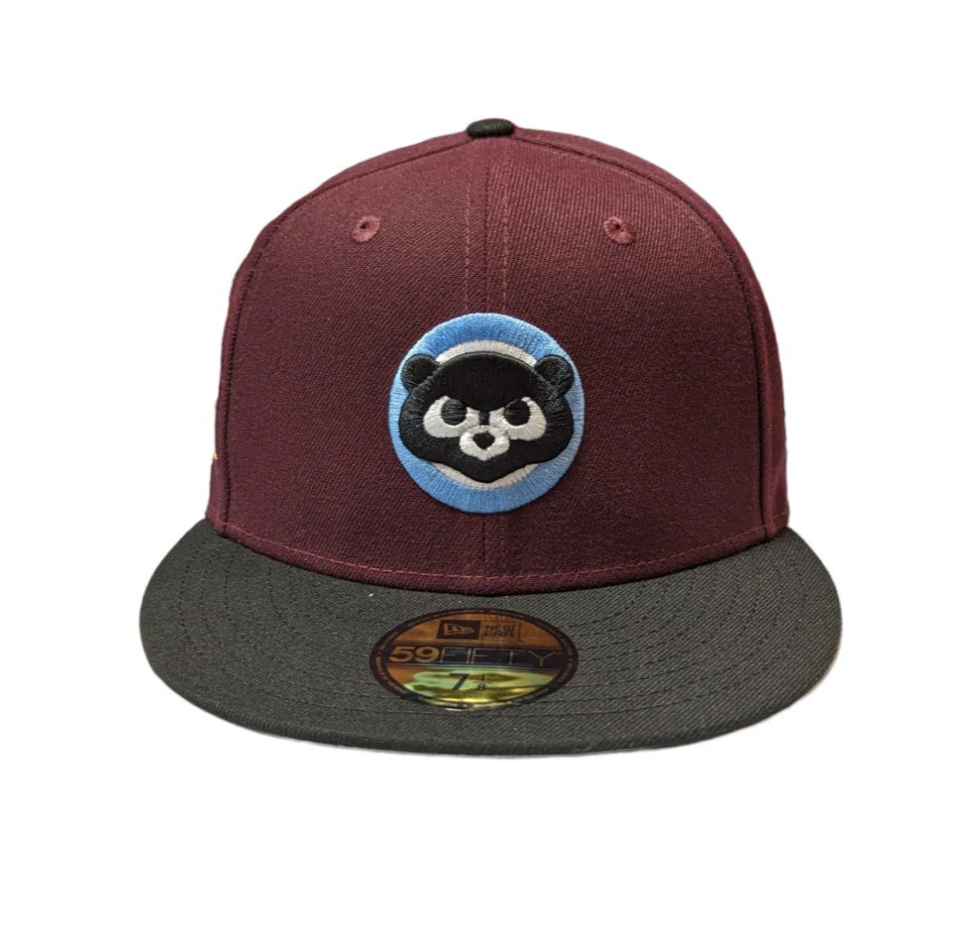 Chicago Cubs Maroon/Black 1990 All Star Game New Era 59FIFTY Fitted Hat