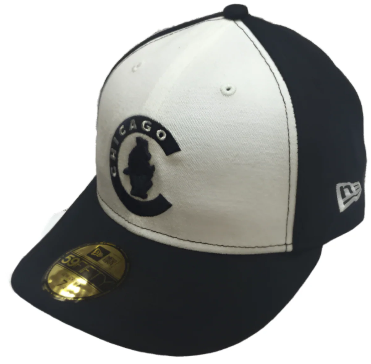 Cubs 1908 White Panel 59FIFTY Low Crown Fitted Cap By New Era