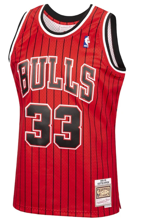 Men's Chicago Bulls Scottie Pippen Mitchell & Ness Hardwood Classics Reload 2.0 Swingman Jersey - Red
