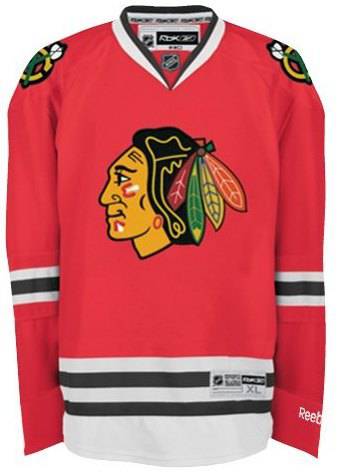 Chicago Blackhawks YOUTH Teuvo Teravainen Premier Home Jersey with AUTHENTIC TACKLE-TWILL LETTERING