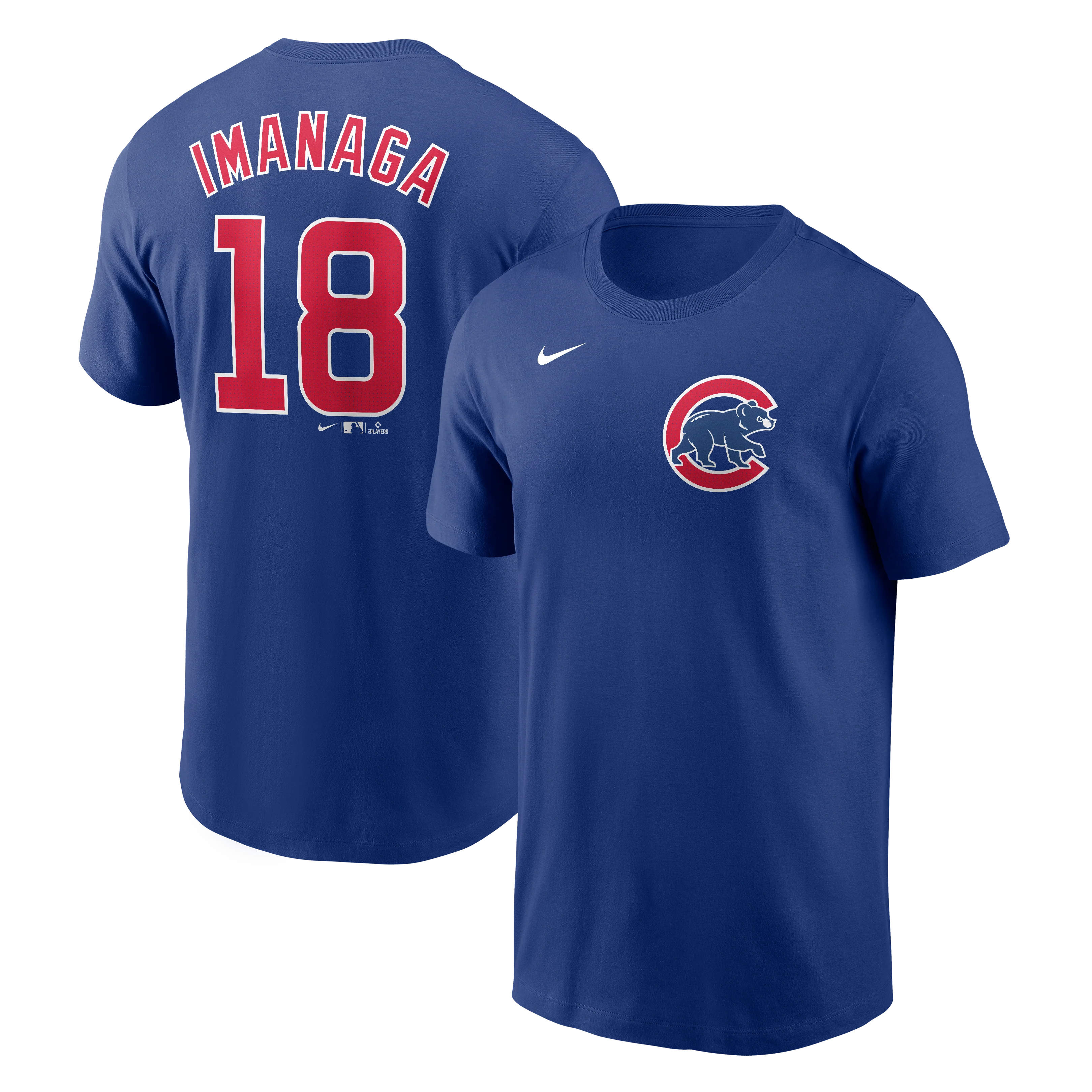 Men's Shota Imanaga Chicago Cubs Nike Royal Blue Name and Number T-Shirt
