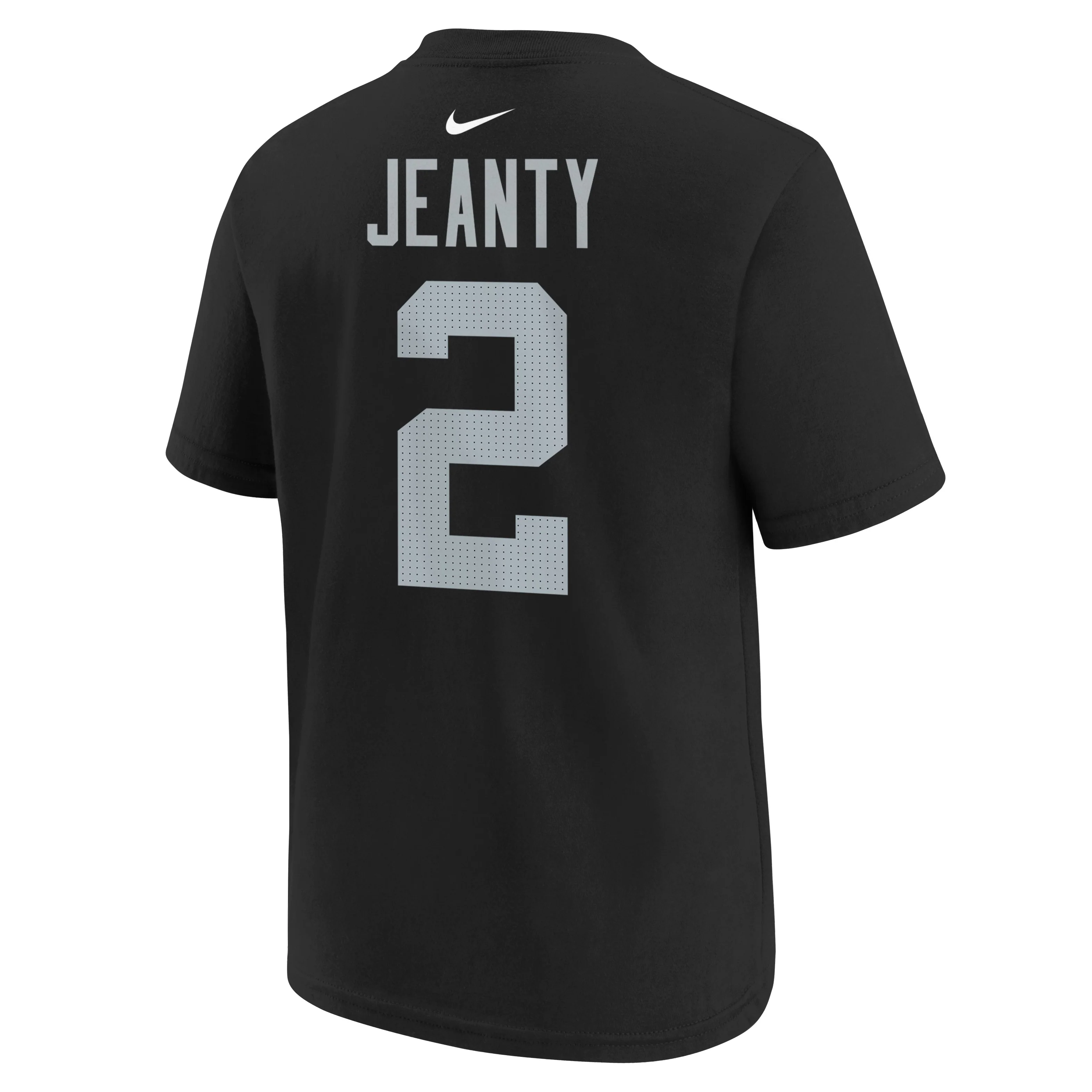 Youth Nike Ashton Jeanty Las Vegas Raiders Black Name & Number T-Shirt