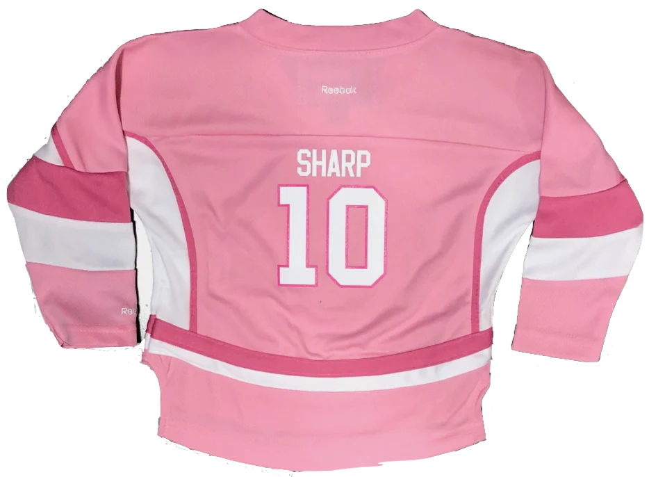 Chicago Blackhawks Patrick Sharp Child Size Pink Child Size Jersey