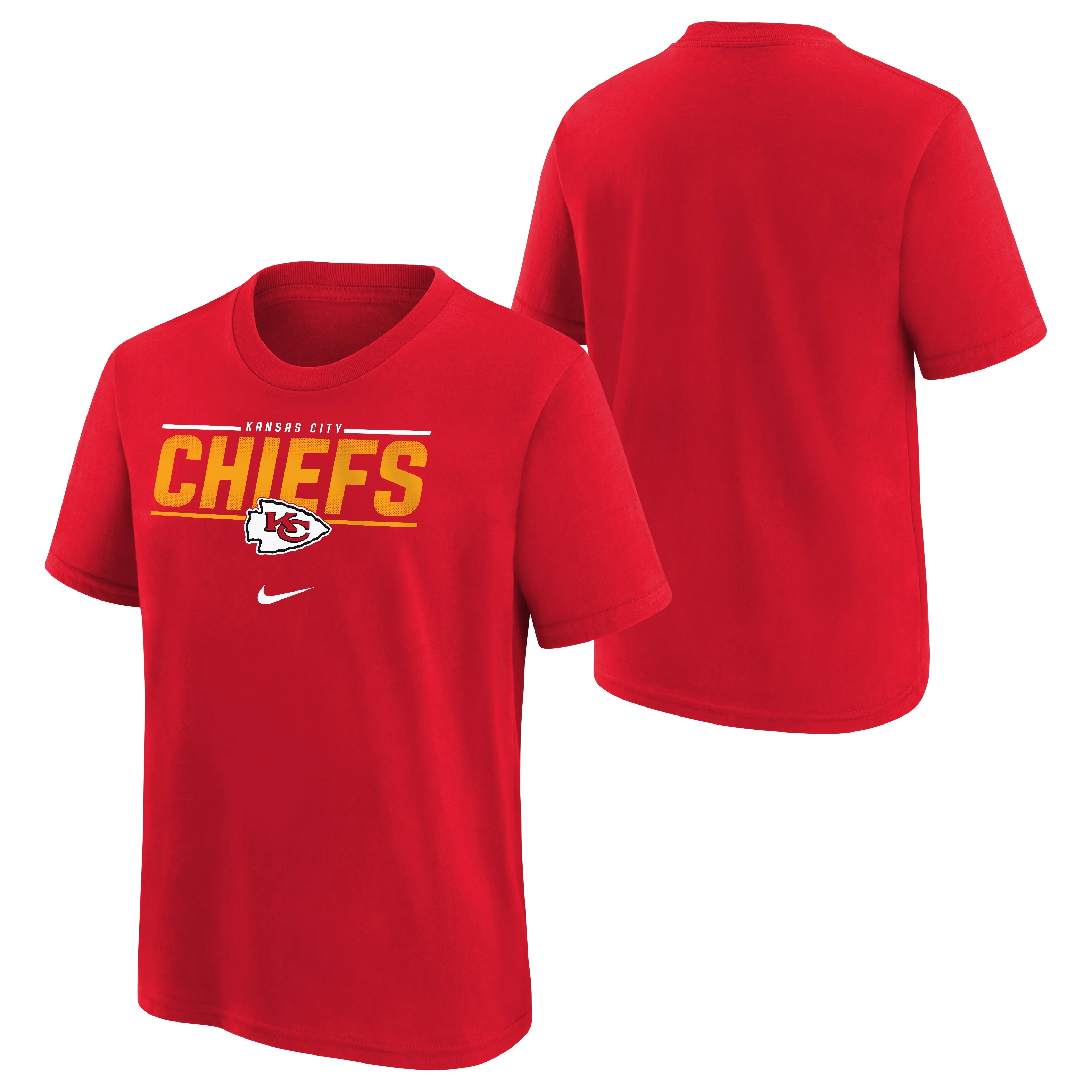 Youth Kansas City Chiefs NIKE Red Team Muscle Tee