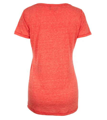 Womens Chicago Bulls Distressed Logo Tee