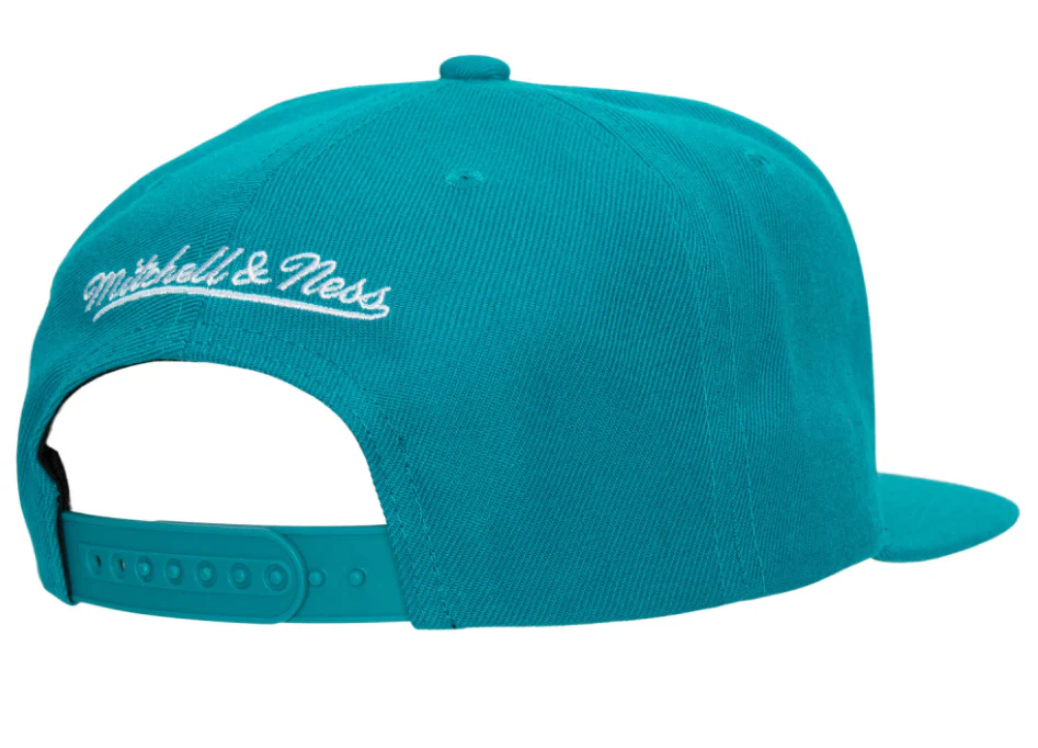 Men's Detroit Pistons Mitchell & Ness HWC Ground 2.0Teal Snapback Hat