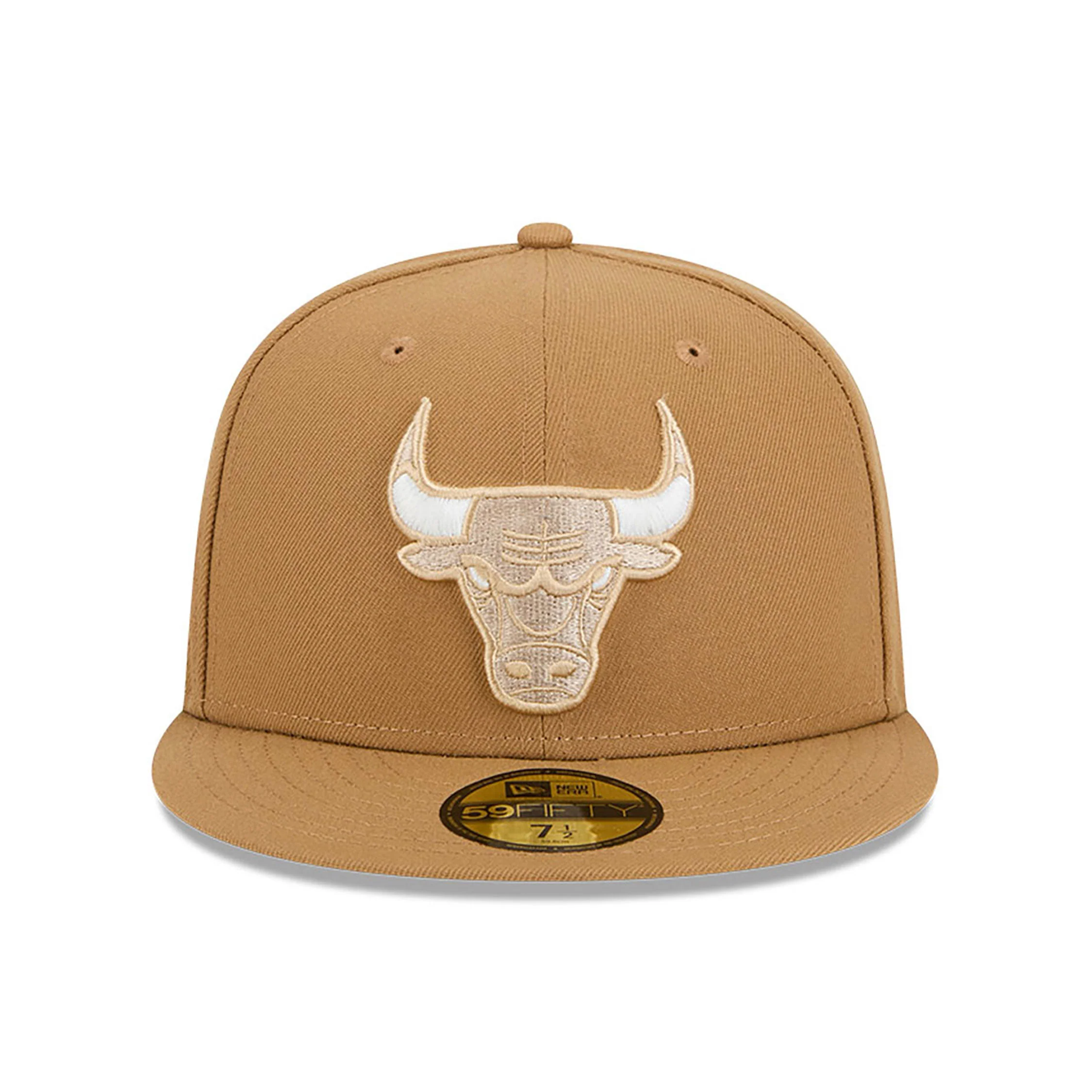 Chicago Bulls New Era 2024 City Edition Official Alternate Wheat 59FIFTY Fitted Hat