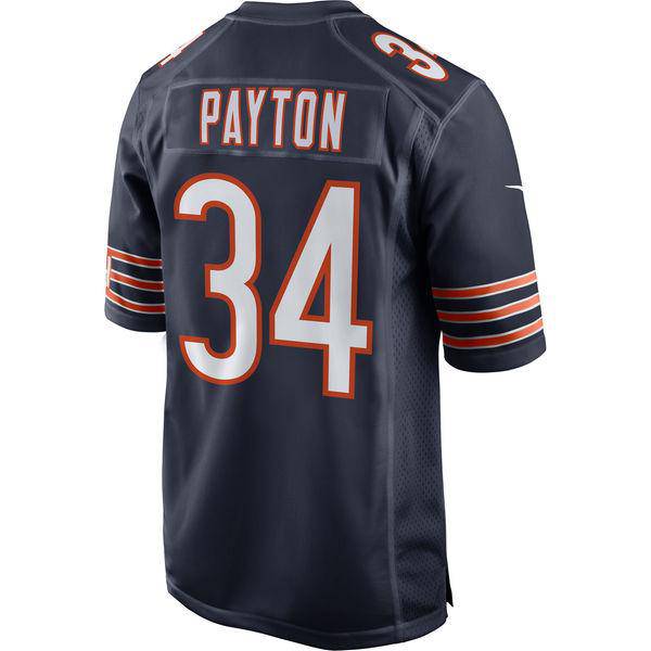 Men's Chicago Bears Walter Payton Nike Navy Throwback Retired Player Game Jersey