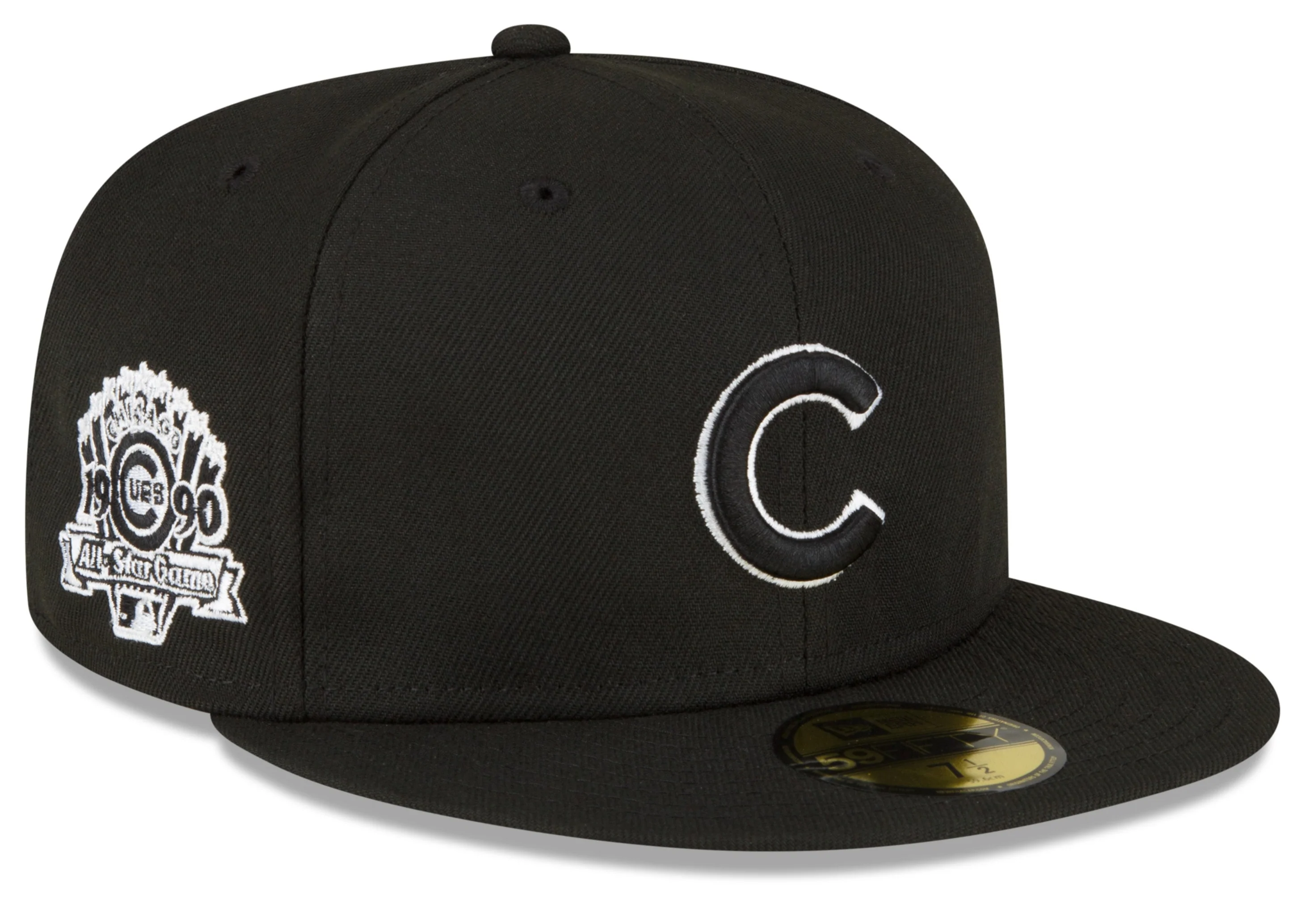Chicago Cubs 1990 All Star Game Black New Era 59Fifty Fitted Hat