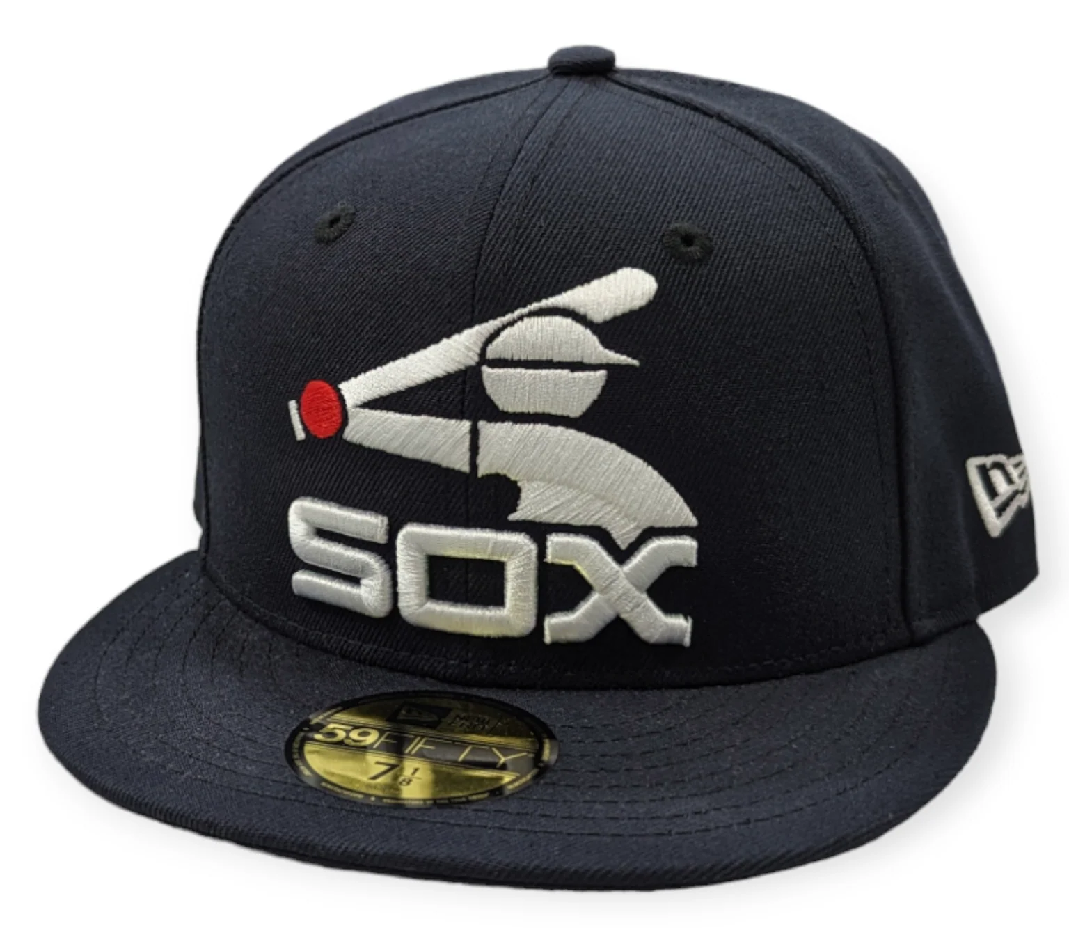 Chicago White Sox New Era Batterman Logo Navy Cooperstown Batterman 59FIFTY Fitted Hat