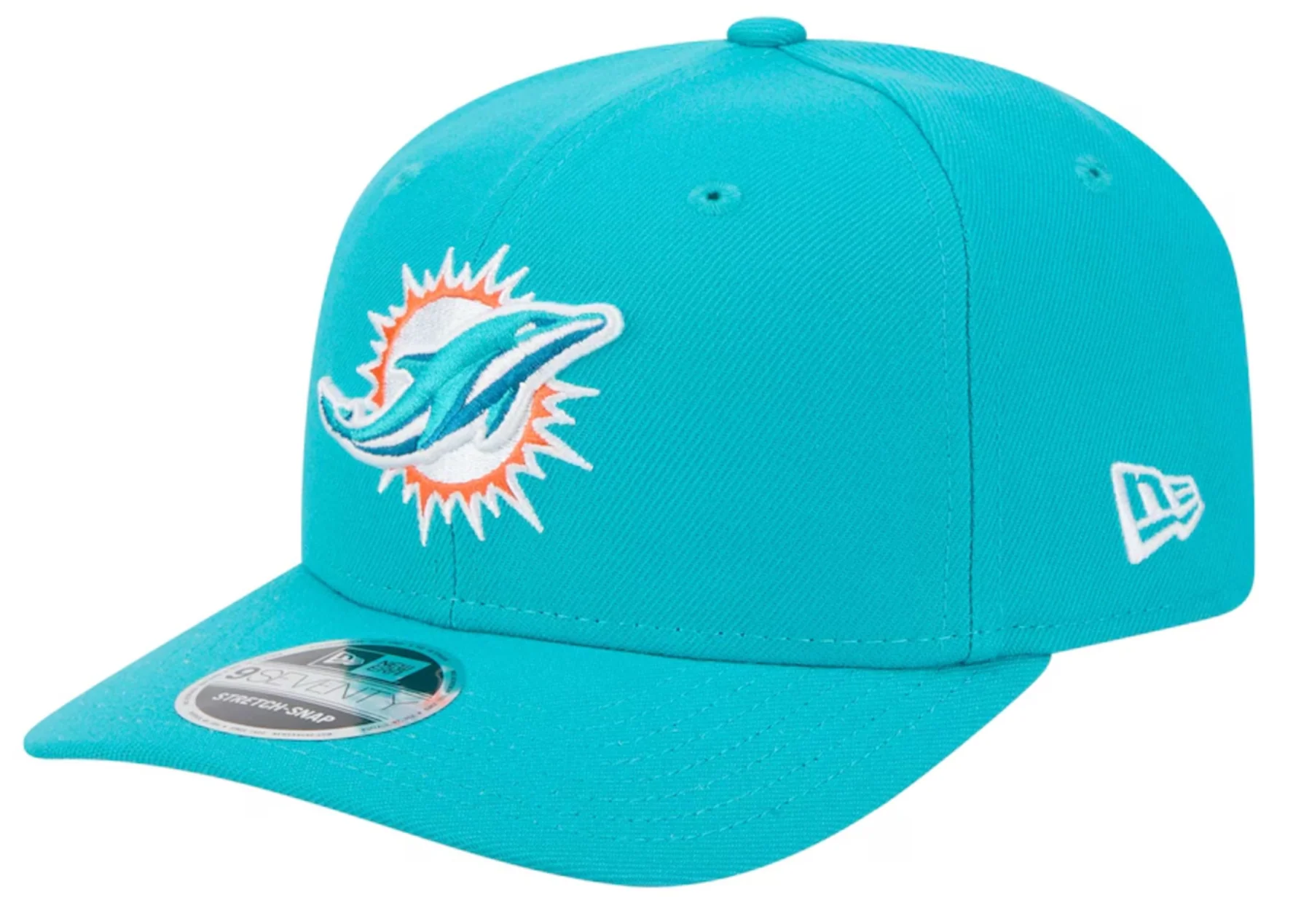 Miami Dolphins New Era Aqua 9SEVENTY Adjustable Hat