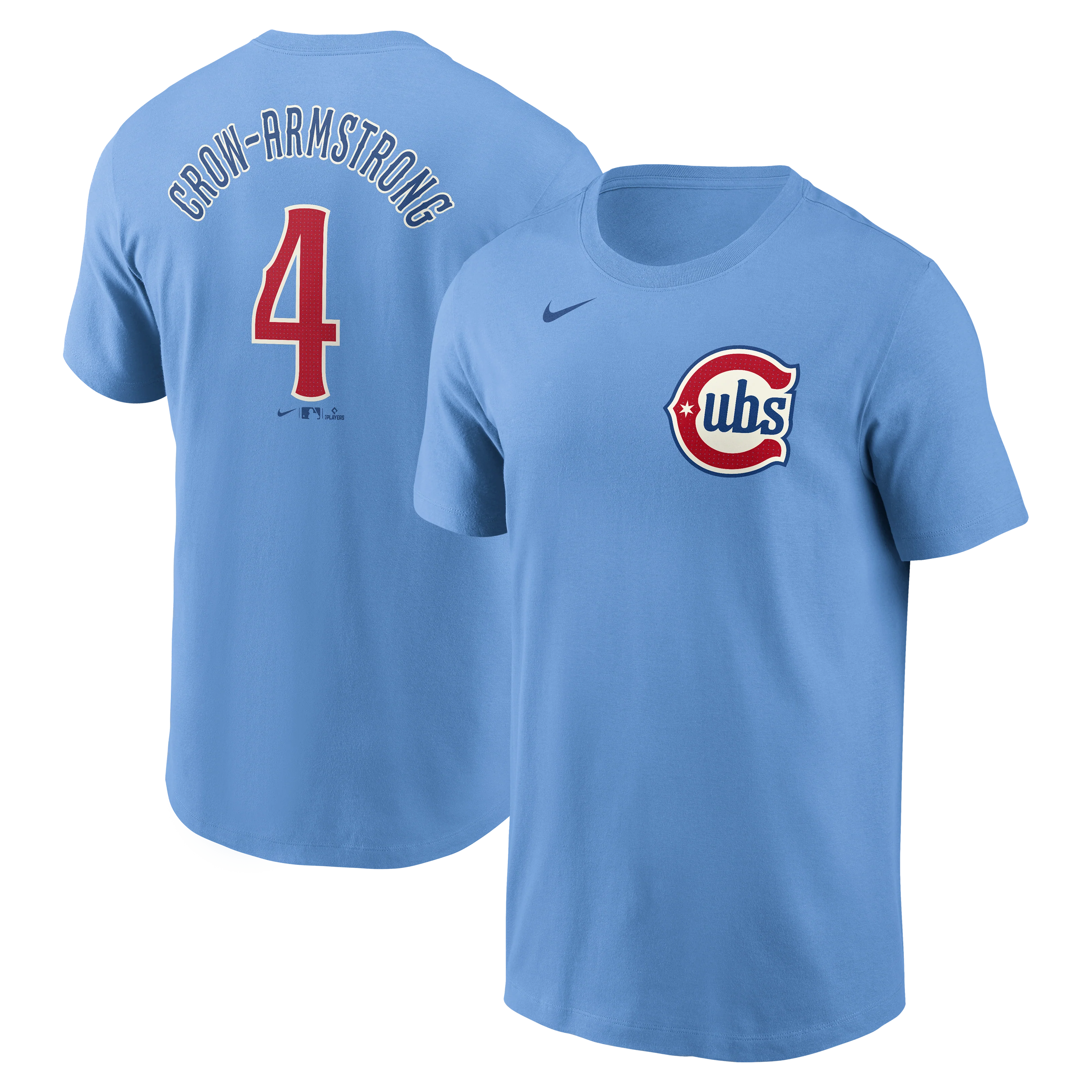 Men's Pete Crow-Armstrong Chicago Cubs Nike Valor Blue 2nd Alternate Name and Number T-Shirt