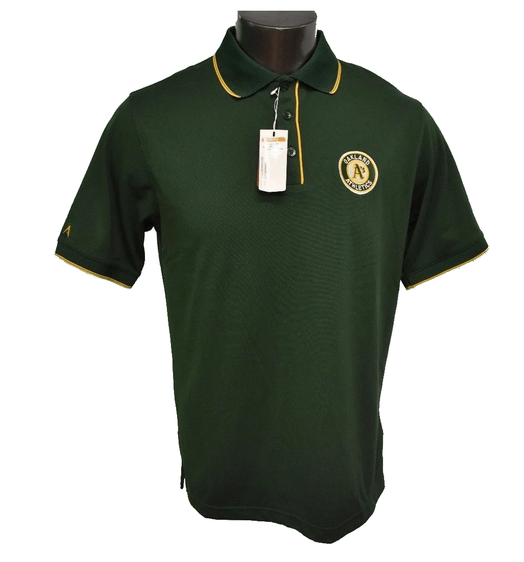 MLB Oakland Athletics Men's Elite Desert Dry Xtra Lite Polo