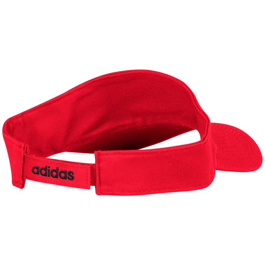 Mens Chicago Blackhawks adidas Red Basic Adjustable Visor