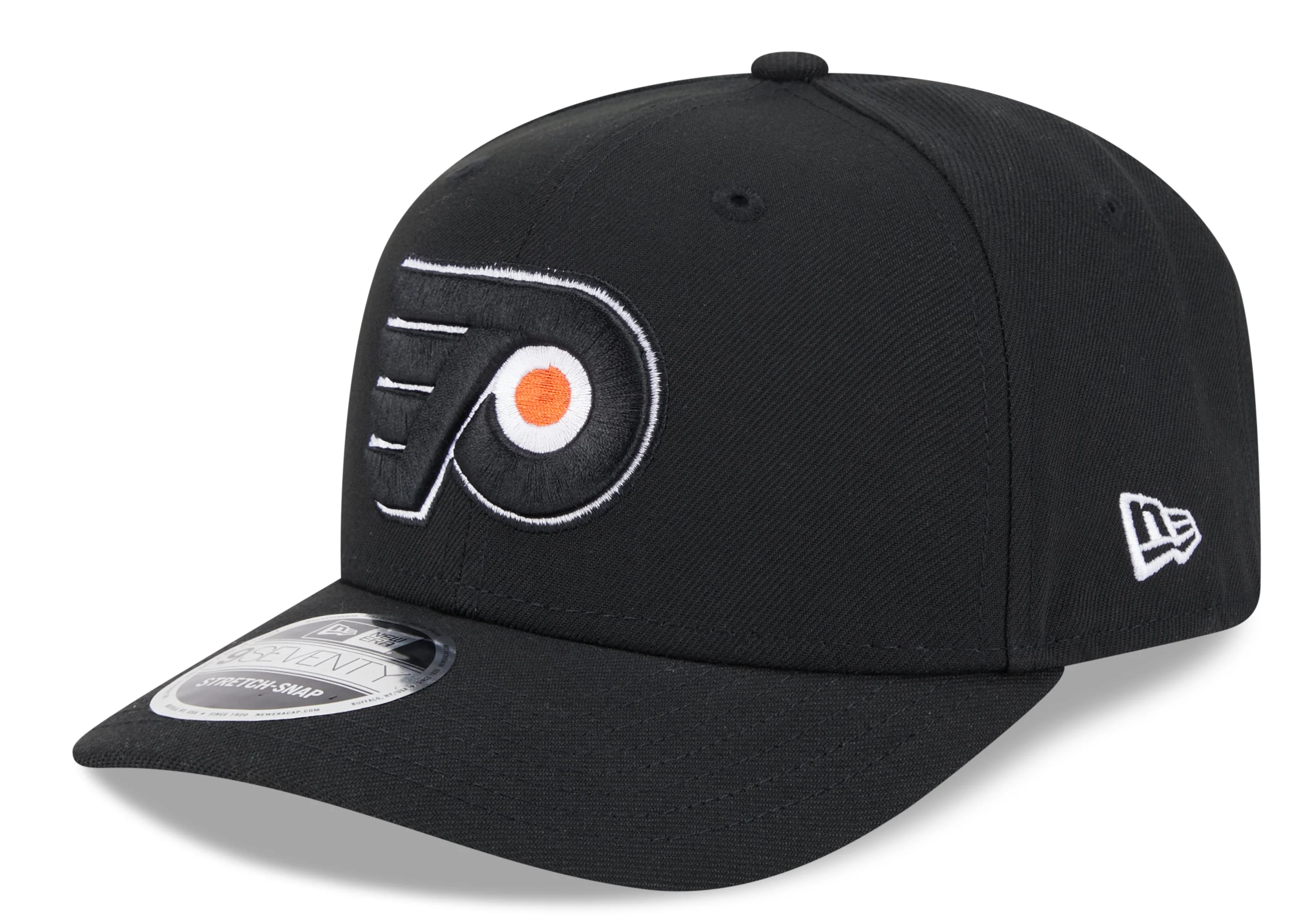 Men's Philadelphia Flyers Black New Era 9SEVENTY Adjustable Hat