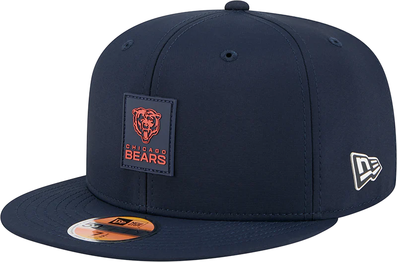 Men's Chicago Bears New Era Navy 2025 Sideline 59FIFTY Fitted Hat