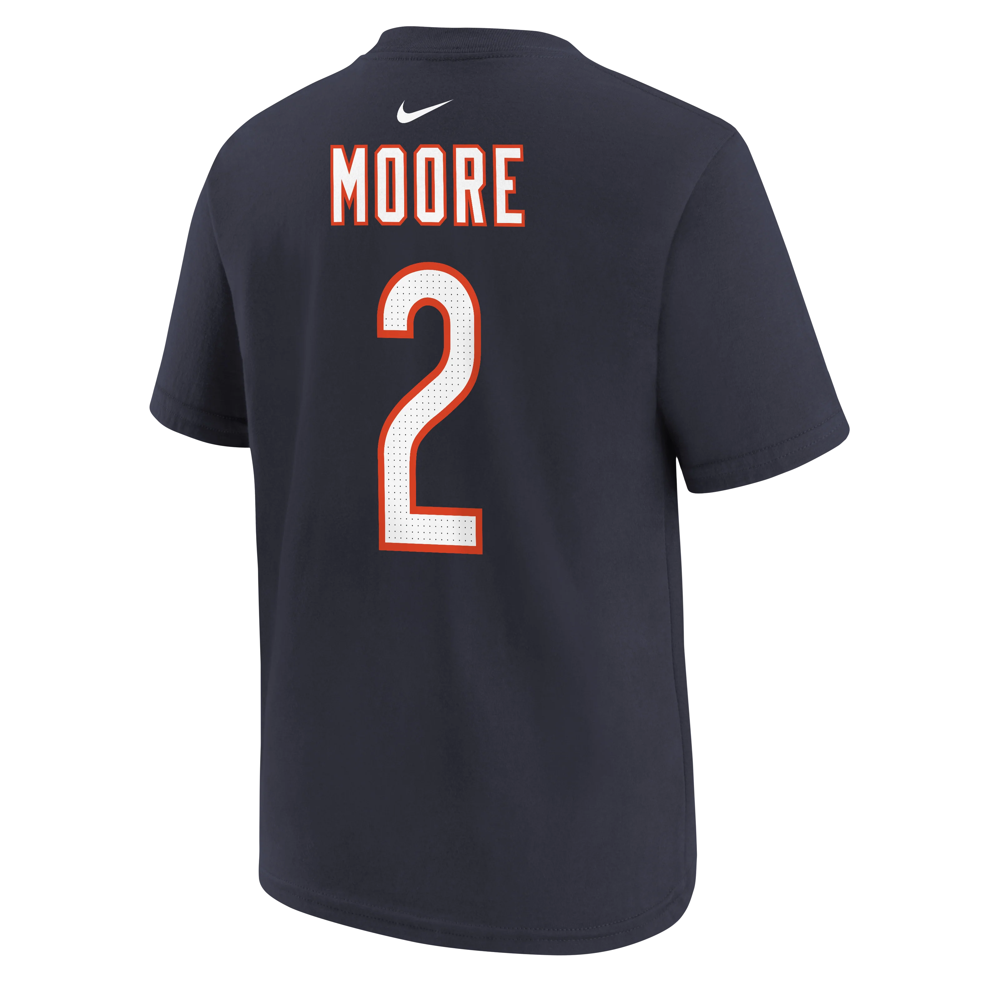 Youth DJ Moore Chicago Bears Nike Navy FUSE Name & Number T-Shirt