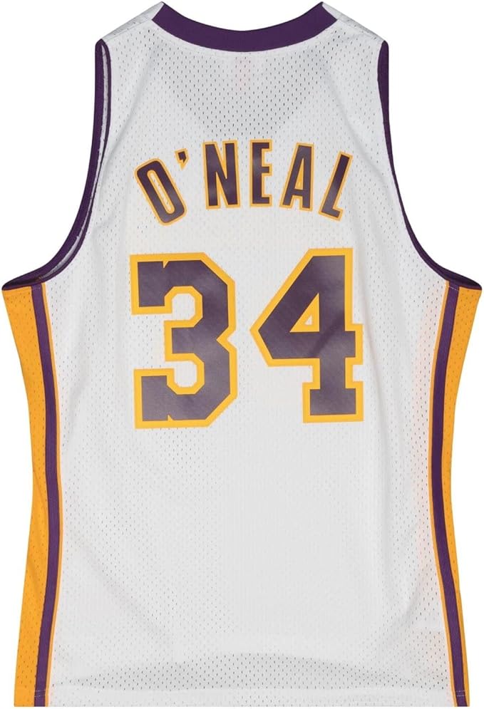 Youth Los Angeles Lakers Shaquille O`Neal Mitchell & Ness White 2002-03 Hardwood Classics Swingman Jersey