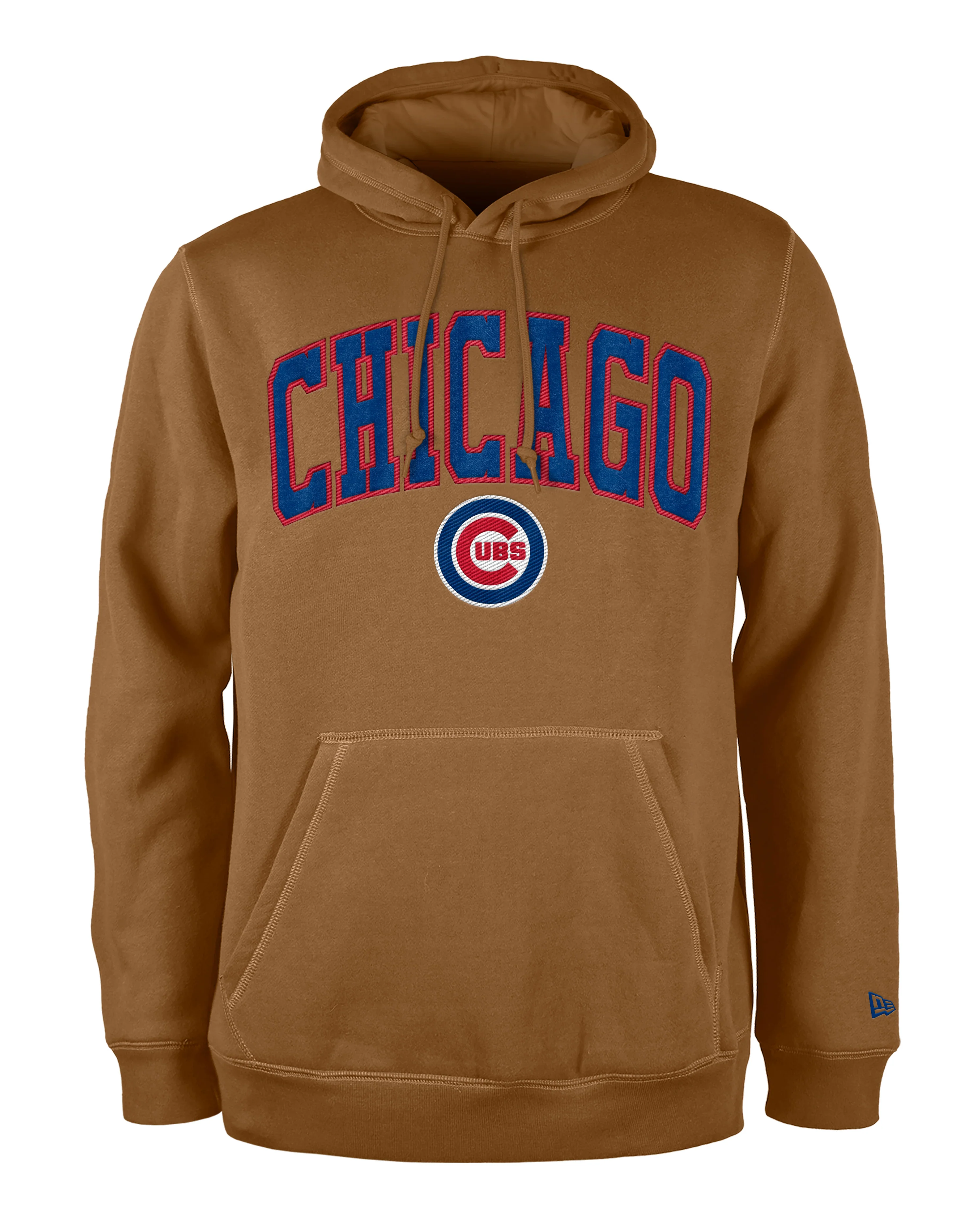 Men's Chicago Cubs New Era Wheat Pullover Hoodie