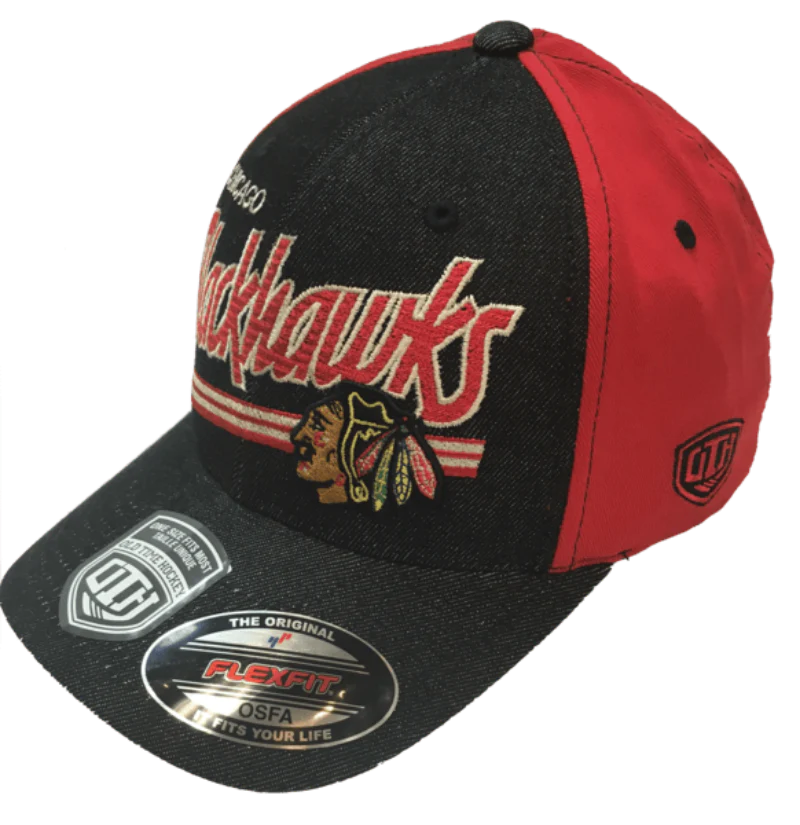 Men's Chicago Blackhawks Strides Structured Flexfit Hat