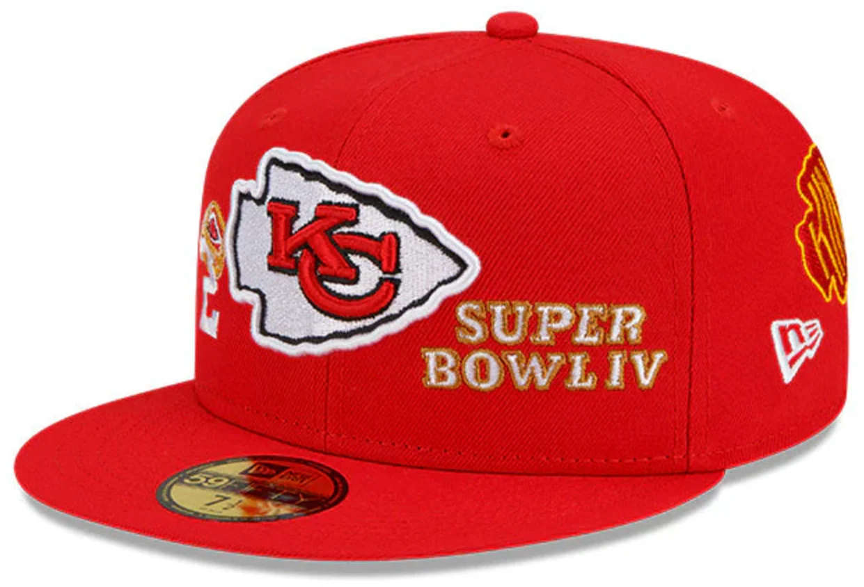 Kansas City Chiefs Red Count The Rings New Era 59FIFTY Fitted Hat