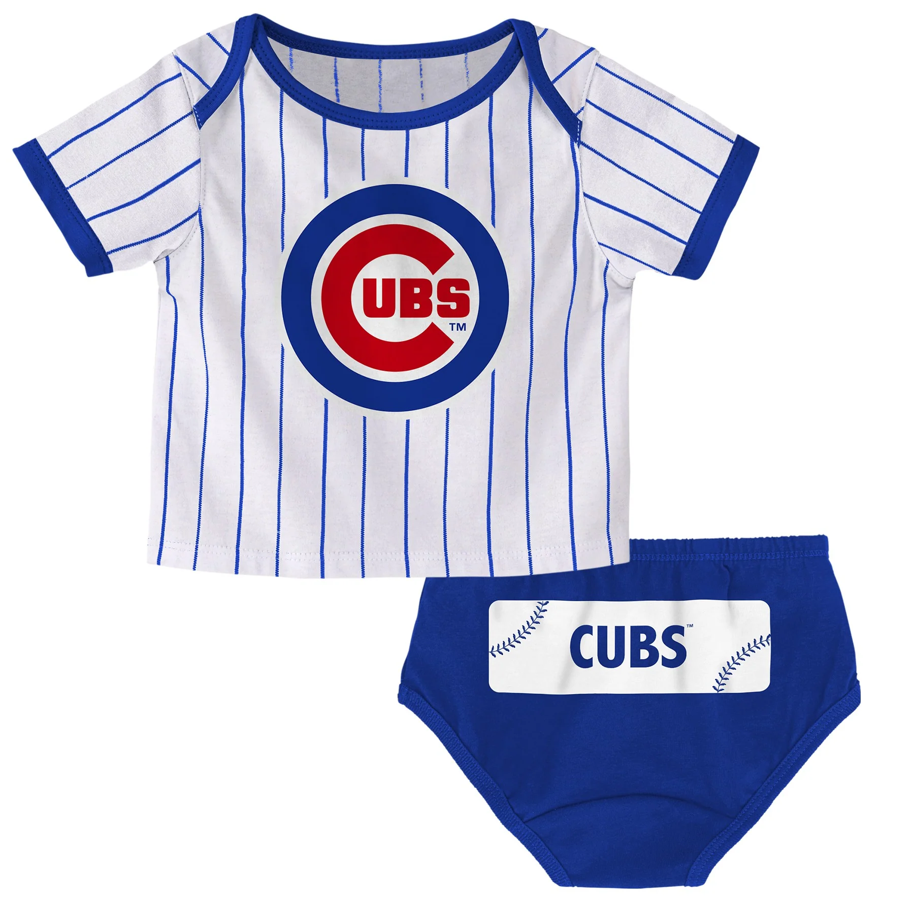 Infant MLB Chicago Cubs Relay Short Sleeve & Diaper Set