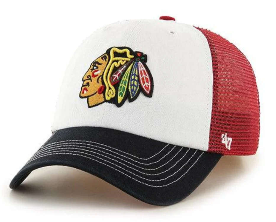 Chicago Blackhawks Mckinley Closer Red 47 Brand Stretch Fit Hat