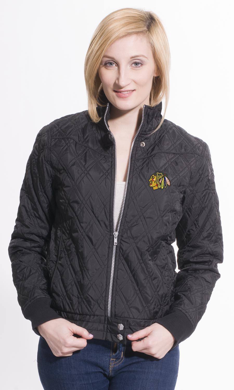 Chicago Blackhawks Women's Levelwear Snowflake Full Zip Jacket
