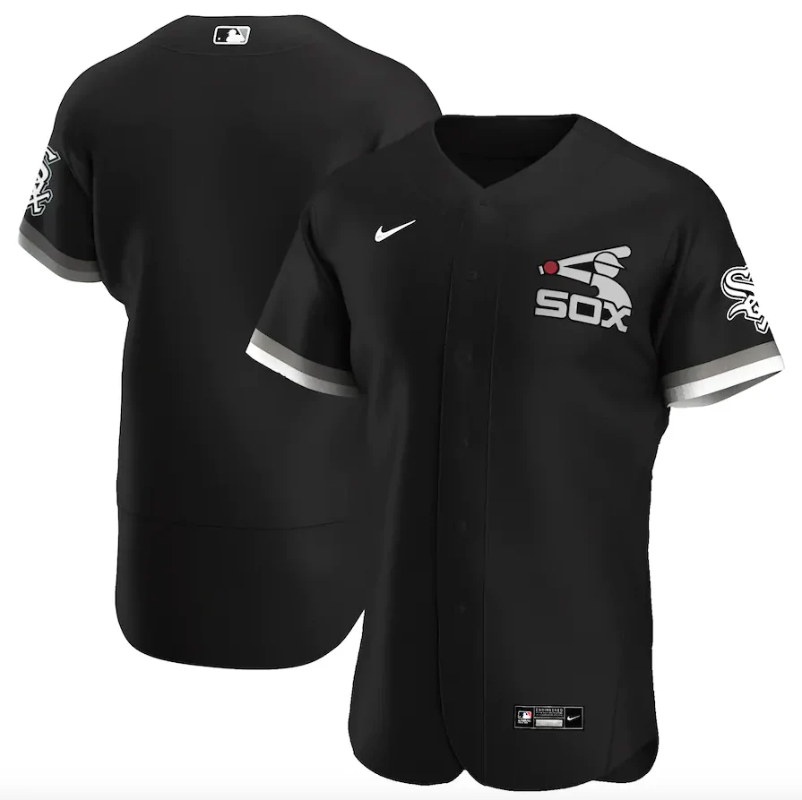 Men's Chicago White Sox Nike Black Alternate Spring Training Authentic Team Jersey