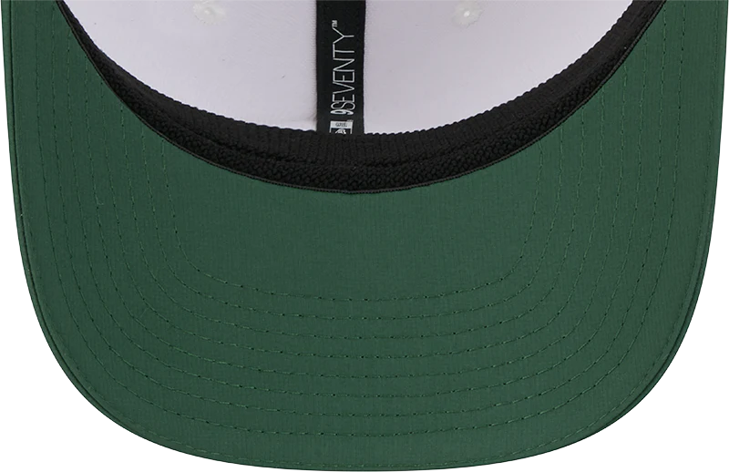 Men's Green Bay Packers New Era White/Green 2025 NFL Training Camp 9SEVENTY Adjustable Hat