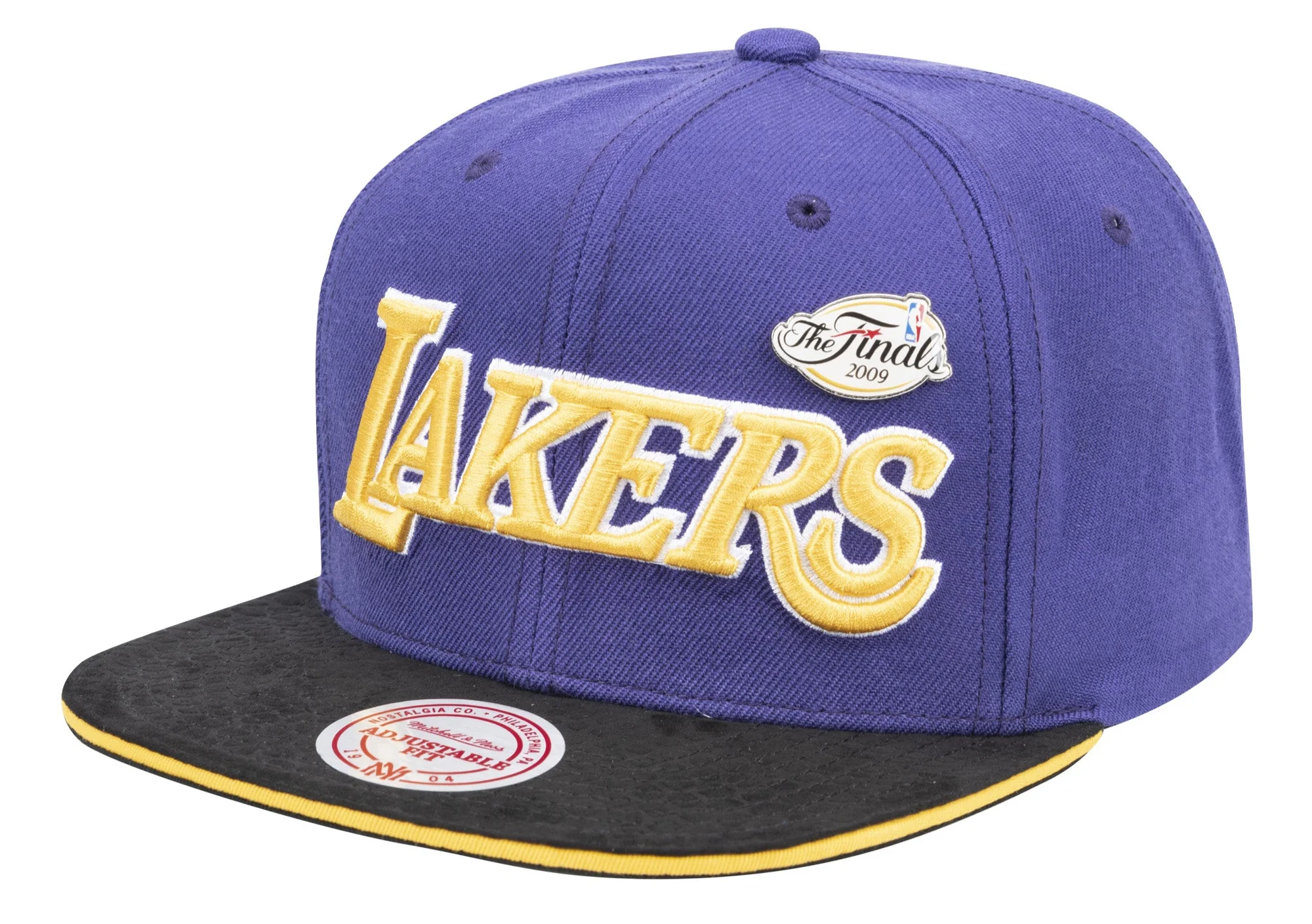 Los Angeles Lakers Mitchell & Ness NBA 2009 NBA Finals LA Pinned Snapback Hat