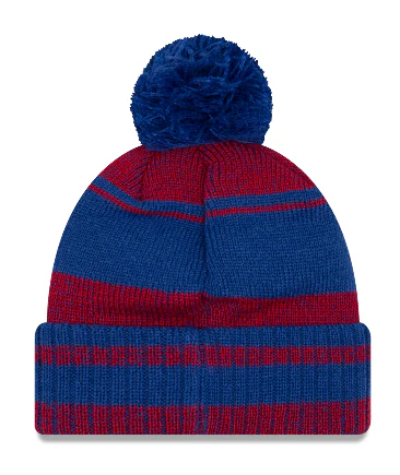 Men’s Chicago Cubs Glacial Pom Cuff Knit Hat By New Era