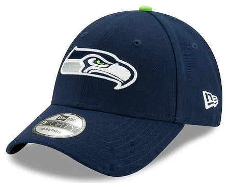 Seattle Seahawks Navy Team Classic New Era 9Forty Adjustable Hat