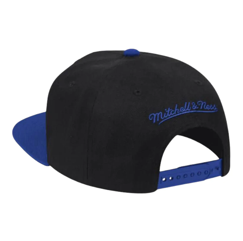 Los Angeles Lakers Mitchell & Ness Hardwood Classics Reload 2.0 Snapback Hat - Black/Blue