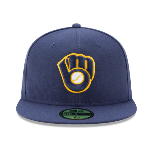 Milwaukee Brewers Authentic Collection 59Fifty Fitted Alt 2 Hat