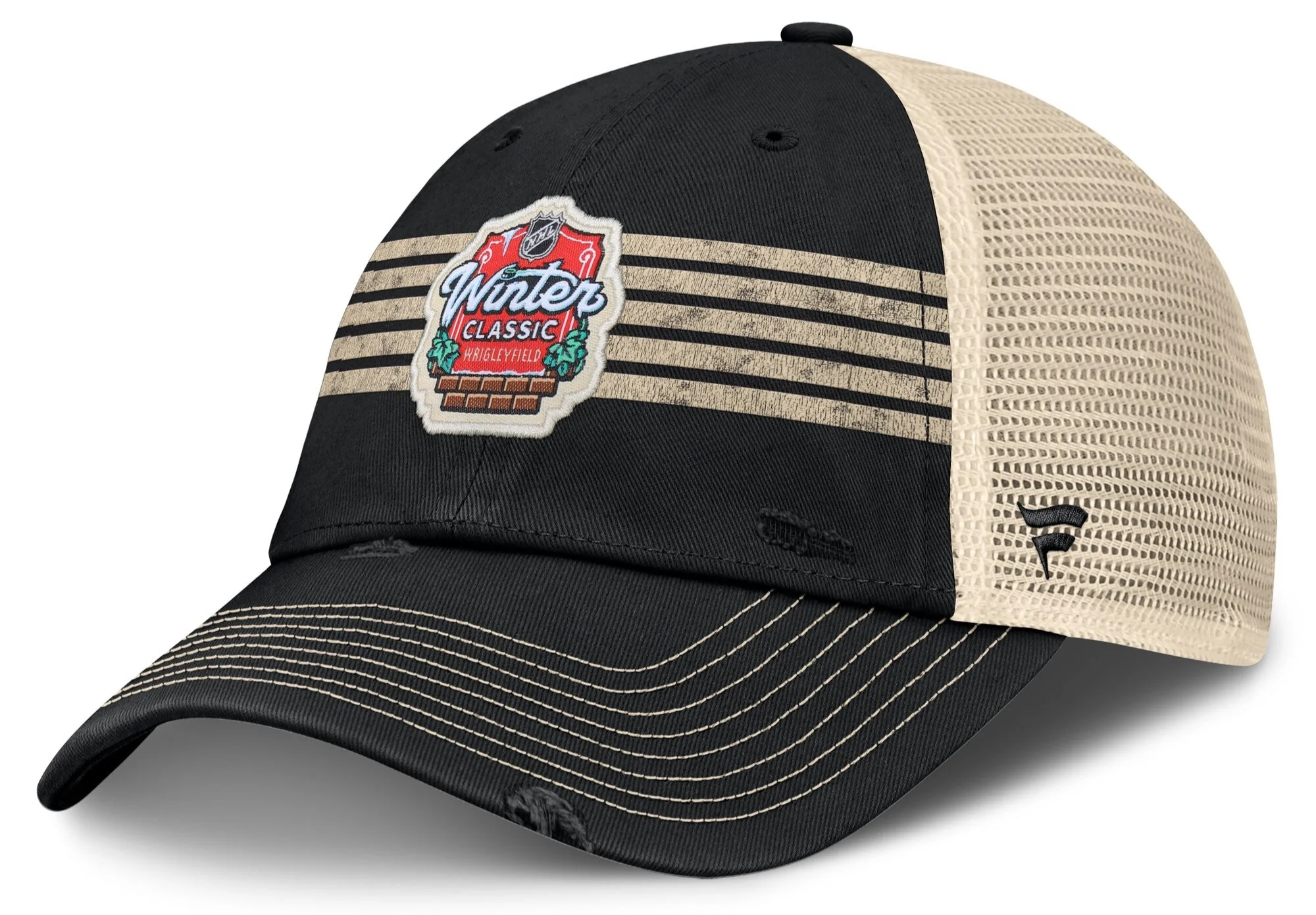Men's Fanatics Black 2025 NHL Winter Classic Trucker Adjustable Hat