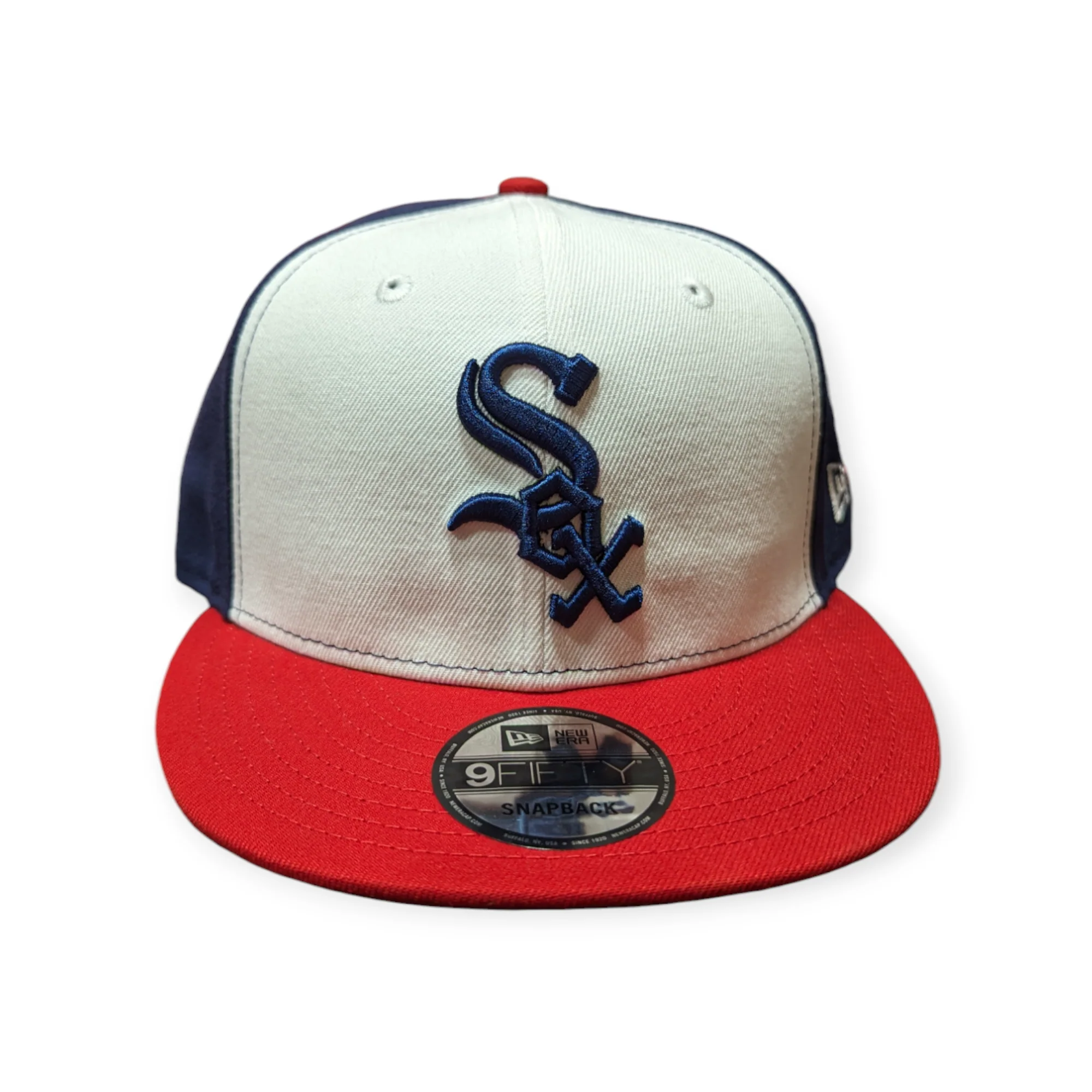Chicago White Sox New Era Navy Red White Mashup 9FIFTY Snapback Hat