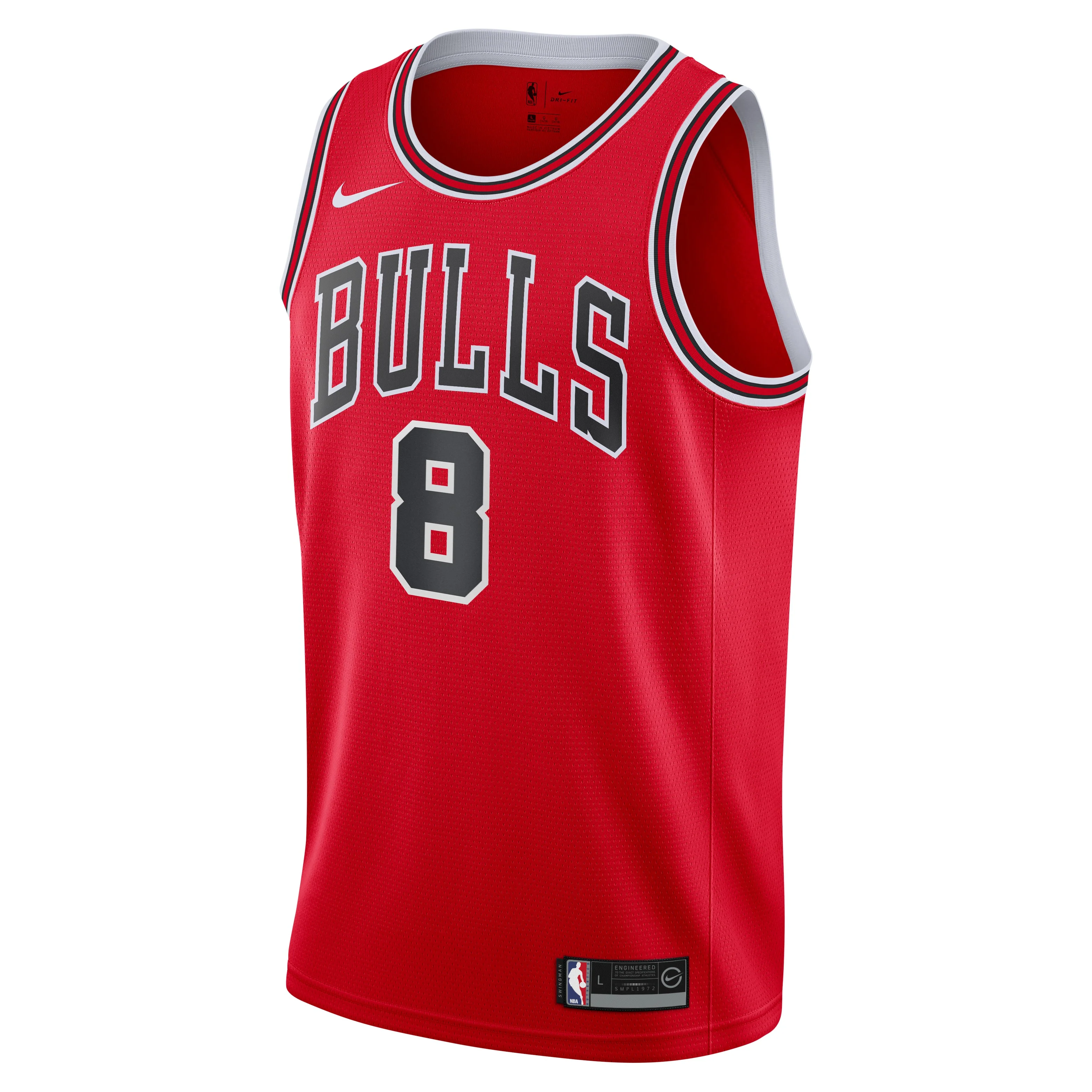 Youth Chicago Bulls Zach Lavine Red Nike Swingman Icon Jersey