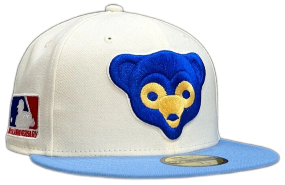 Chicago Cubs Cooperstown Collection 2 Tone Off White/Sky Blue 1969 59FIFTY Fitted Hat