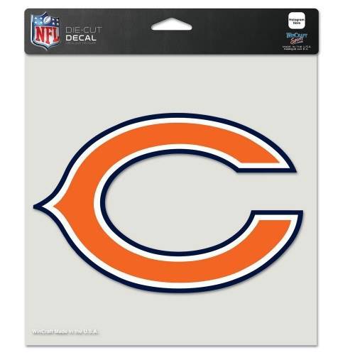 CHICAGO BEARS Perfect Cut Color Decal 8