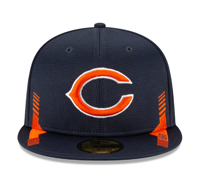 Men's Chicago Bears New Era Navy 2021 NFL Sideline Home C 59FIFTY Fitted Hat