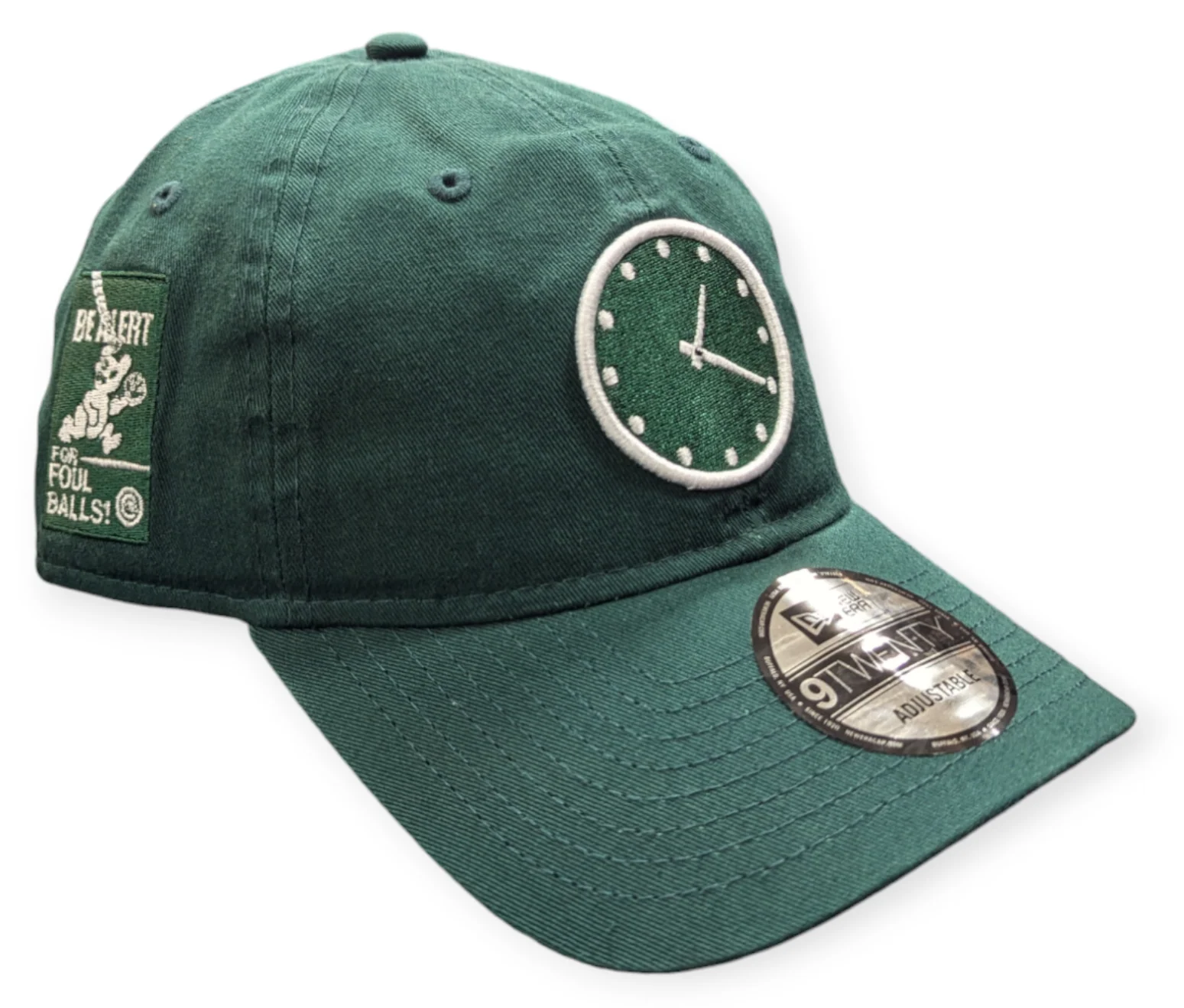 Chicago Cubs New Era 1:20 Clock Forest Green 9TWENTY Adjustable Hat