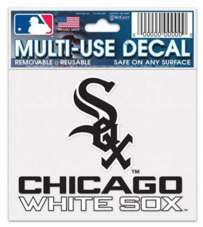 Chicago White Sox Baseball 3X4 Multi-Use Decal By Wincraft