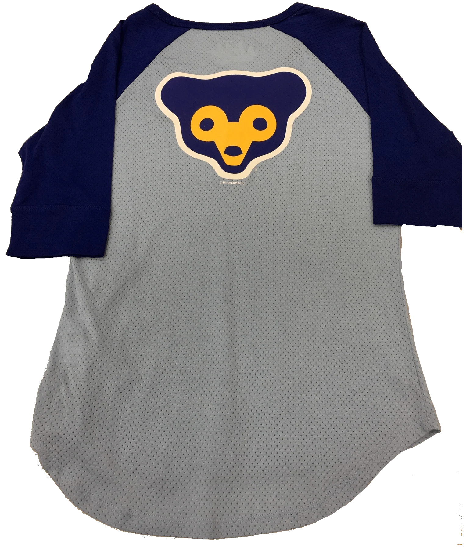 Women's Chicago Cubs  Royal/Lt. Blue Perfect Game 3/4-Sleeve T-Shirt