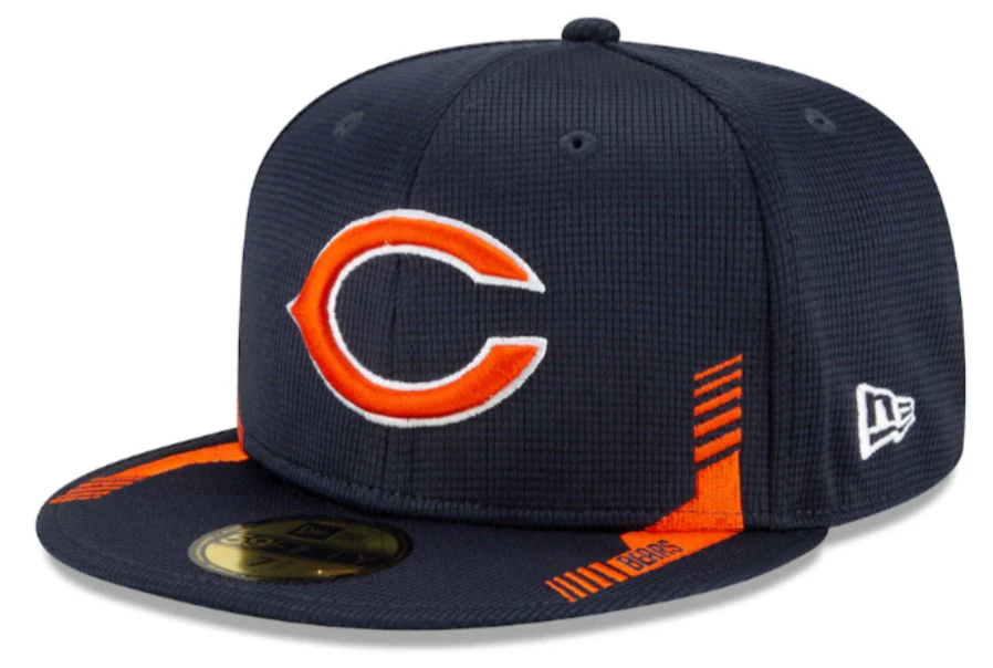 Men's Chicago Bears New Era Navy 2021 NFL Sideline Home C 59FIFTY Fitted Hat