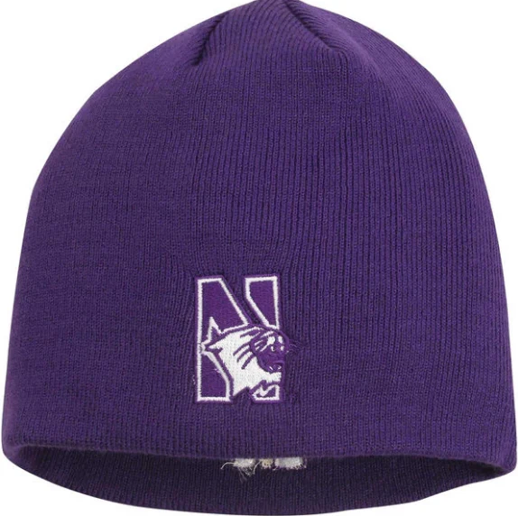 Northwestern Wildcats Top of the World EZ DOZIT Beanie